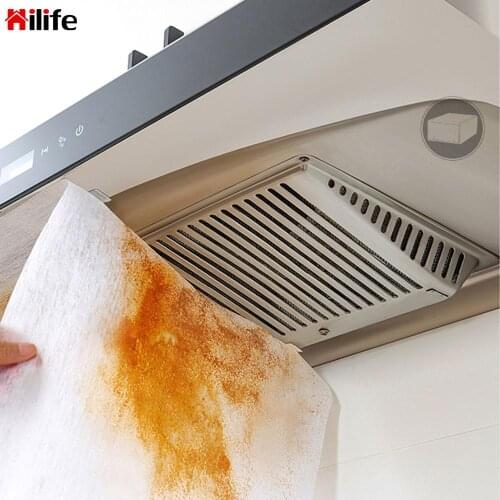 HILIFE Anti Oil Cotton Filters Range Hood Oil-Absorbing Paper Oil-Proof Sticker Kitchen Oil Filter Paper
