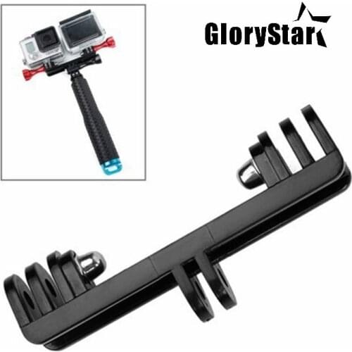 Double Bracket Bridge Connector with Screw For Gopro hero 9 8 7 6 5 4 3 4s OSMO Xiaoyi SJ4000 SJ5000 SJ6000 Selfie Holder Mount
