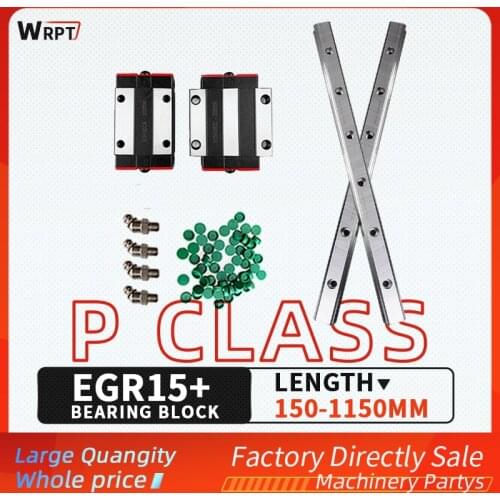 P grade EGH linear guide EGH15CA/EGW15CC low assembly square flange type slider length=150MM-1150MM
