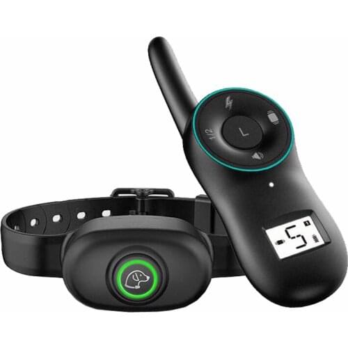 Rechargeable Dog Training Collar Waterproof Electric Shock Pet Anti-barking Automatic Vibration with Remote Control