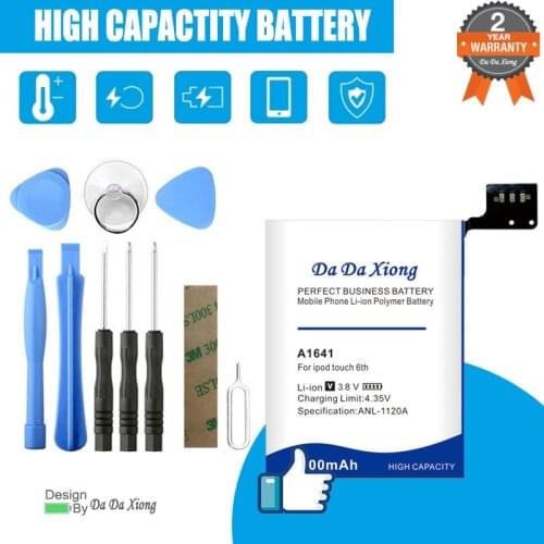 1500mAh A1641 Replacement Li-Polymer Battery For Ipod touch 6th Generation 6 6g Batterie Bateria Batterij