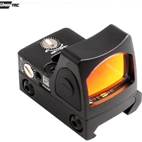 UNIONTAC Mini RMR Red Dot Sight Collimator Glock Riflex Scope For Hunting fit 20mm