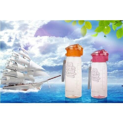 1PC 450ml Water Bottle Cartoon Leakproof My Bottles Sports Drinkware Top Quality Tour hiking Portable Climbing JA 0006