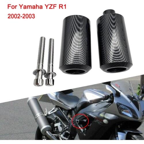 For Yamaha YZFR1 YZF-R1 YZF R1 2002 2003 02 03 Motorcycle Accessories BLACK Frame Sliders Falling Crash Engine Protector New