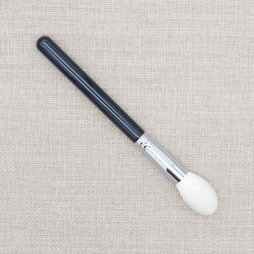 C01 Professional Handmade Makeup Brushes Soft Saikoho Goat Hair Round Face Powder Brush Cosmetic Tools Black Make Up Brush