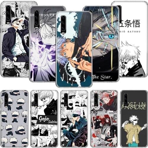 Jujutsu Kaisen Gojo Satoru Phone Case For Huawei P30 P40 P20 P10 Mate 20 10 30 Lite Pro P Smart Z Plus Printing Cover Coque Shel