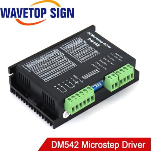 Digital Stepper Motor Driver DM542 Microstep Driver 2Phase 20-50VDC for 57 60 86 Series Motor Replaces M542 / 2M54 / TB6600