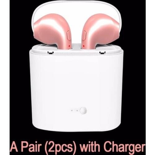 Factory/Manufacturer Twins Wireless BT Earphones i7s TWS earbuds with Charging dock Case I7