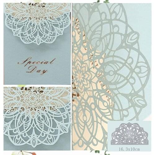 Carbon Steel knife mold Metal Scrapbooking Craft Lace Mold DIY Paper Cards Wedding Party Accessories Cutting Die 1Pcs