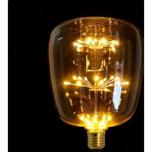 G145 LED Vintage Edison Light 220V E27 Warm White Retro Led bulb