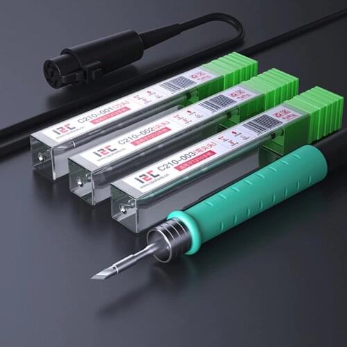 I2C C210-001/002/003 Series Soldering Iron Tips Welding Iron Handle Equal Quality Soldering Station Welding JBC Sugon T26 Tools