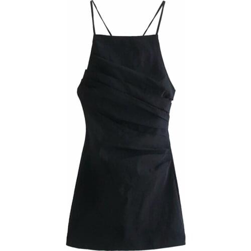 Klacwaya Linen Summer Dresses