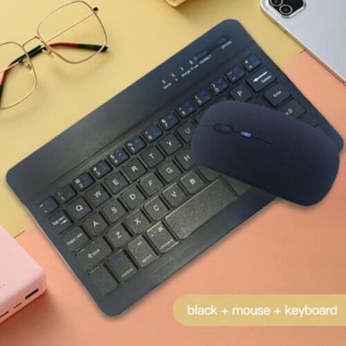 Bluetooth Keyboard And Mouse Set Wireless Keyboard Mouse Tablet Phone Mini Rechargeable For Mobile Phone/tablet/computer