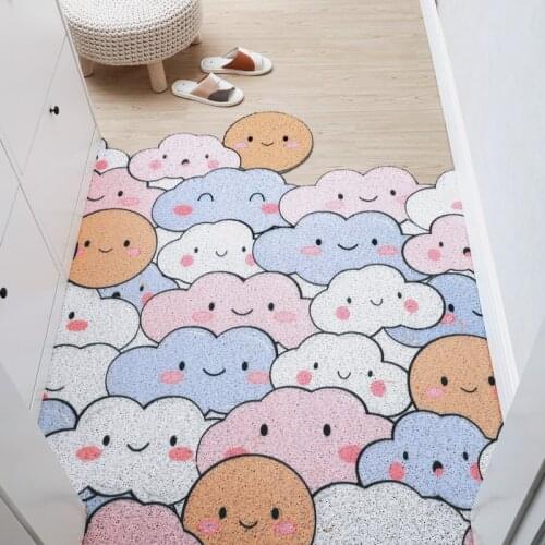Cartoon Extra Durable Front Door Mat Children Rug Entry Non-Slip Waterproof Doormat Outdoor Indoor Easy Clean Carpet Entryway