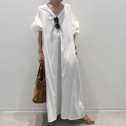Summer Women Dress 2021 Shirt Dress Long Evening Female Vintage Maxi Party Oversize Beach Women Dresses Casual Vestido Prom Pure