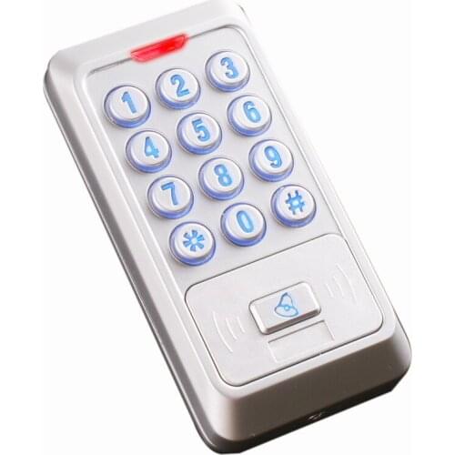 Metal Keypad reader 125K waterproof and anti-hit wiegand 26/34 output suit for outdoor sn:KR01A ,min:1pcs