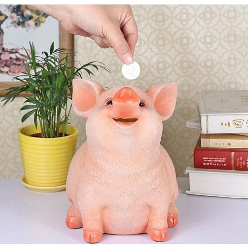 Lovely Pig Piggy Bank Cute Money Box for Children Boy Girl Birthday Gift