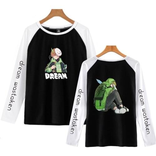 Dreamwastaken T Shirt Dream Merch Print Summer Tops Men Long Sleeve T-shirts Harajuku Women Top DreamWasTaken Tops Cute Clothes
