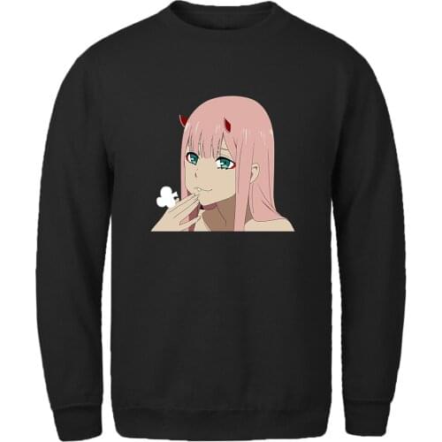 O-neck Mans Sweatshirts Hoodies Darling In The Franxx Casual Brand Clothes Streetwear Man Pullovers Outdoor Moleton Masculino