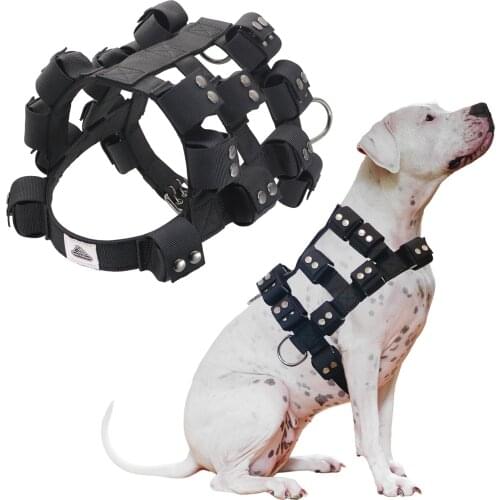 Dog Weight Pulling Harness Weighted Dog Vest Pitbull Weight Pulling Harness For Dogs Weight Pull Training Equipment