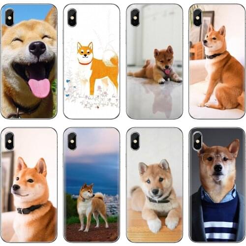 Silicone Case For ZTE Blade A910 A610 A530 A510 For Oneplus One plus 3T 5T 6T 6 7 8 7T Pro Brushwood Red Shiba Inu Dog Puppy