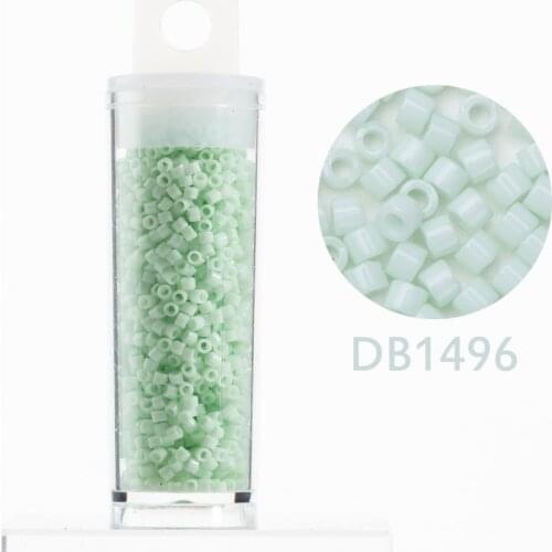 Taidian miyuki delica beads 1.6x1.3mm glass round beads стеклянные круглые бусины jewelry making Powwow 10g/tube Opaque