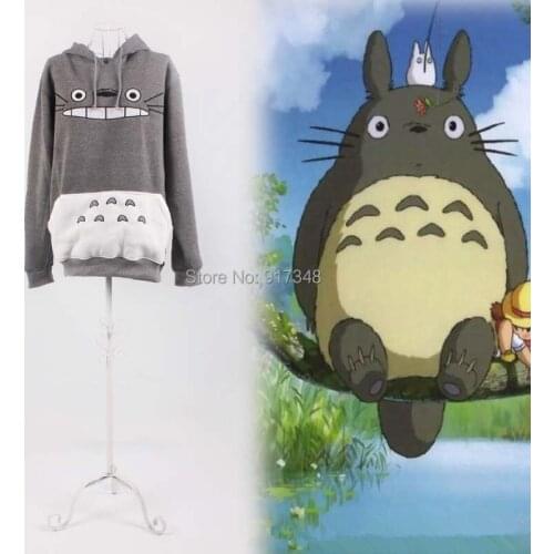 Japan Anime My Neighbor Totoro Cosplay Sweatershirt Totoro Costume Spring and Autumn Hoodies