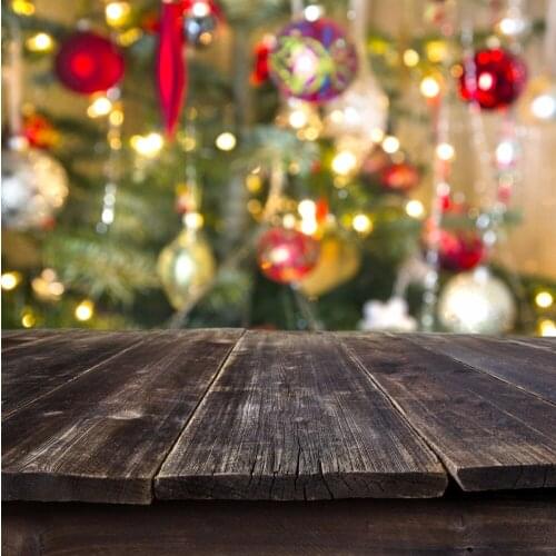 VinylBDS Christmas Backdrops Photograph Wooden Backdrops Dreamlike Christmas Trees Fond Photographie Background For Children