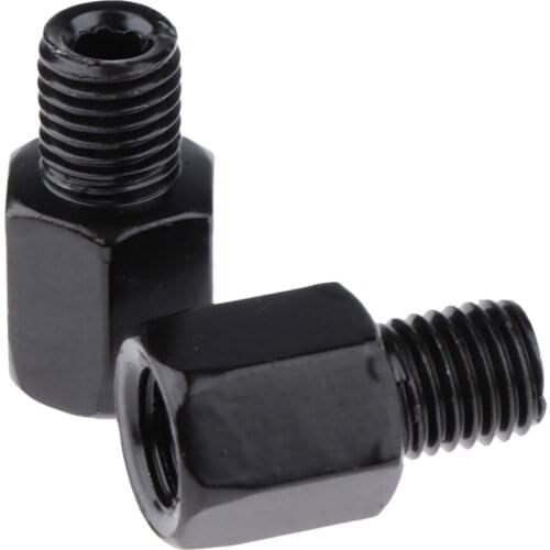 Motorcycle Mirror Adapters - RH 10mm to 10mm Clockwise Threaded