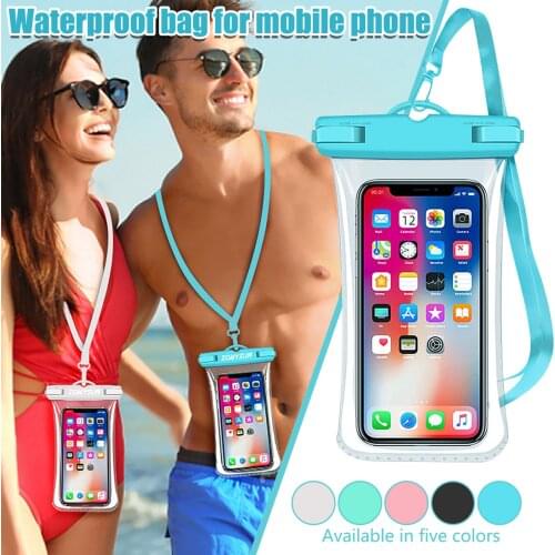 Swimming Pool Accessories Universal Waterproof Phone Case Water Proof Bag Mobile Pouch Cover Pool Mobile Phone Protection Bag