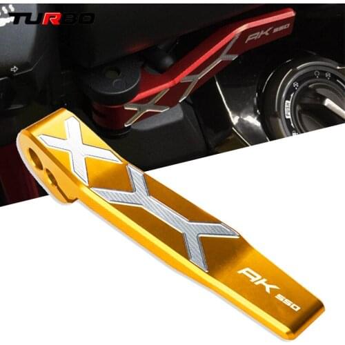 Motorcycle Accessories Hand Brake Lever Motorbike Parking Brake Levers For KYMCO AK550 AK 550 2017-2020 Red black gold titanium