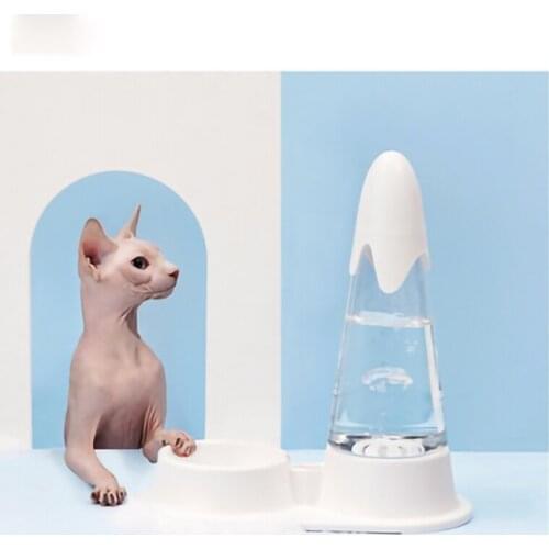 Pet Automatic Water Dispenser Cat Bowl To Protect The Cervical Spine, Dog Bowl, Anti-overturning, Cat Water Bowl, Anti-wet Chin
