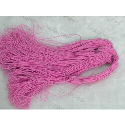 FREE SHIPPING 260 Meters Pink Stretch Elastic Beading Cord 1MM
