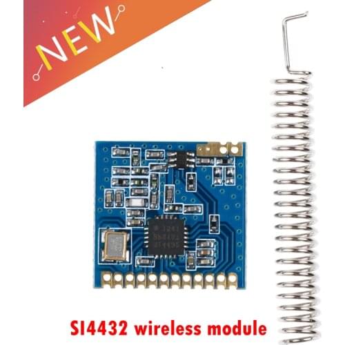 SI4432 wireless module 1000meters long distance 240-960mhz wireless Transceiver Communication Module With Spring Antenna