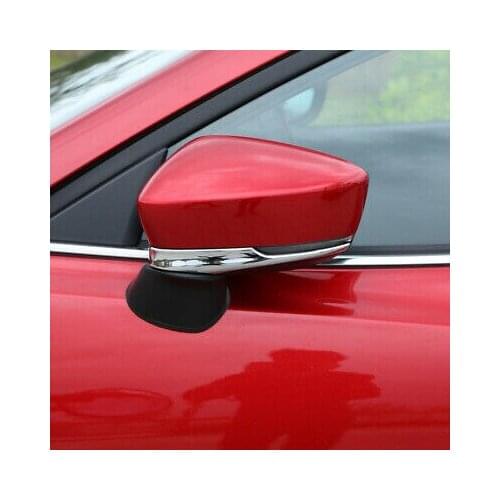 Chrome Rearview Side Mirror Stripe Cover Trim 2pcs For Mazda 6 / Atenza 19-20