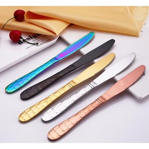 Spoon Fork Knife Kit Tableware Stainless Steel Western Restaurant Dessert Steak Cake Cutlery Set Home Kitchen Dinnerware
