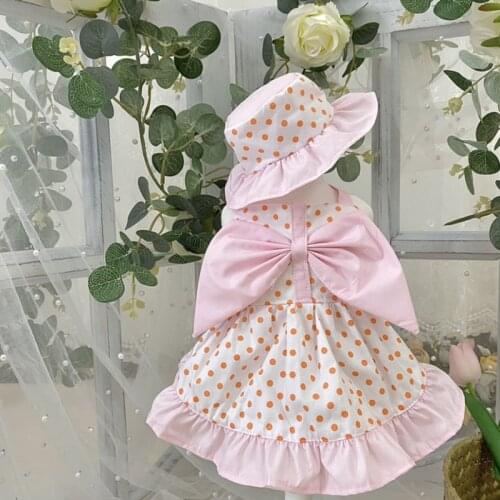 Cute Summer Pet Dog Wedding Dresses For Small Dogs Skirt Costume Yorkies Pomeranian Shih Tzu Maltese Poodle Dress Female Clothes