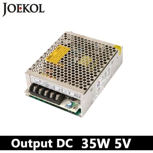 Switching power supply 35W 5V 7A Single Output Mini ac dc converter for Led Strip,AC110V/220V Transformer to DC 5V,led driver
