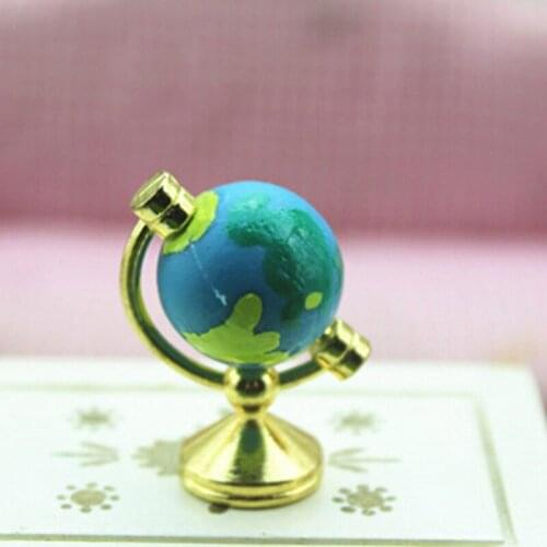 1/12 Dollhouse Miniature Accessories Mini Globe Model Simulation Furniture Doll House Toy