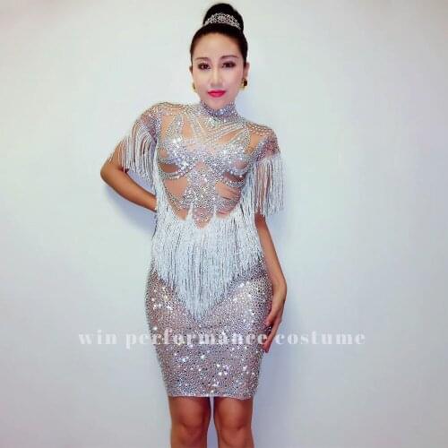 Sequins Bar Birthday party Pole dancing business show opera singer talent show performance costume10132