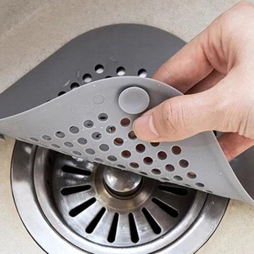 Sink Drain Cover Shower Drain Hair Stopper Catcher Filter Bathtub Strainer Sewer Outfall Filters Bathroom Kitchen Sink Strainer