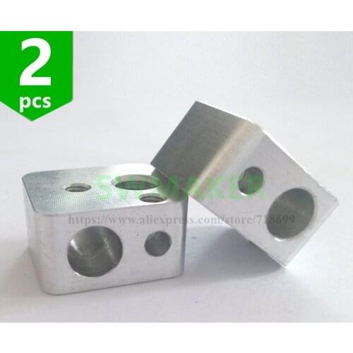 SWMAKER 2pcs Reprap 3D printer heater block for Hexagon Hotend M6 high quality