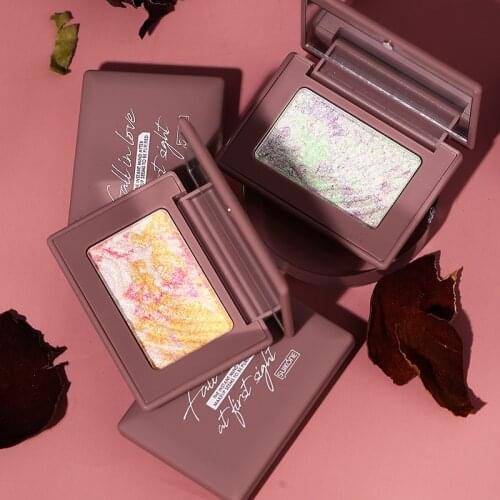 Eyeshadow Highlight Brighten Highlighter Illuminating Contouring Shimmer Tone Powder Monochrome Face Makeup TSLM1