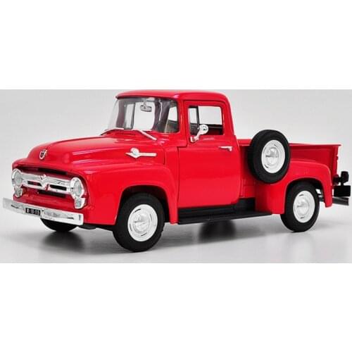 Welly 1:18 Scale Simulation 1956 F-100 PICK UP Alloy Car Model Adult Collection Static Display Gift Hot Toys Kids Toys Boys