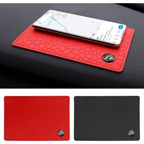 1Pcs Car Styling Non-Slip Mat Pads Accessories For Hyundai GDI Tucson Genesis Accent Azera Elantra I10 I20 I30 I40 IX20 Accent