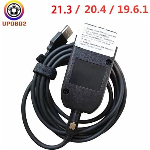 2021 Newest Car Diagnostic OBD2 Cable Version V21.3 V20.4 V19.6.1 Till OBDII Auto Diagnostic Cable Support English Polish French