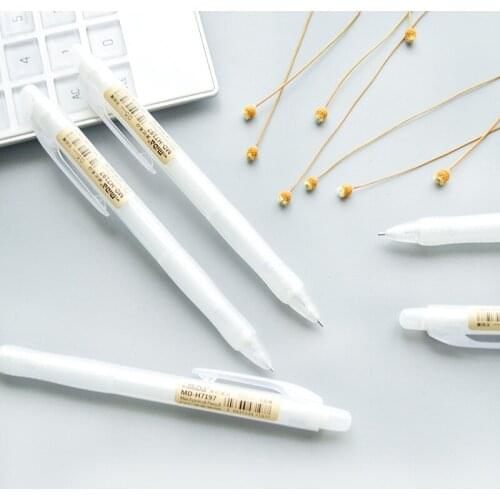 3pcs creative simple Japanese transparent series pencils writing scrub hexagonal movable pencil 0.5/0.7mm