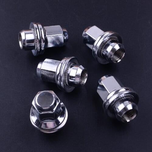 Beler 5Pcs/set Standard M12 x 1.5 Car Wheel Lug Nuts C2C35294010 Fit for Jaguar S-Type X-Type XJ8 XJR XF