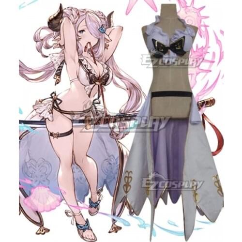 Granblue Fantasy Narmaya White Swimsuit Party Halloween Christmas Girls Suit Adult Summer Outfit Cosplay Costume E001