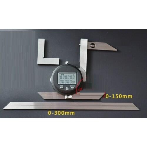 360 degree digital stainless steel electric protractor IP54 water proof universal woodworker meter goniometer angle square gauge